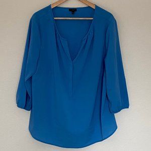 Royal blue 3/4 sleeve Talbots top